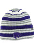 Cuffed Knit K-State Wildcats Mens Knit Hat - Purple
