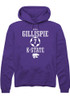 Kenzi Gillispie Rally Mens Purple K-State Wildcats NIL Sport Icon Hooded Sweatshirt