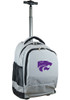 Wheeled Premium K-State Wildcats Backpack - Grey
