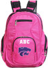 Personalized Monogram Premium K-State Wildcats Backpack - Pink
