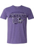 K-State Wildcats Willie Womens Basketball Net Short Sleeve T Shirt - Purple