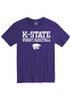 K-State Wildcats Womens Basketball Short Sleeve T Shirt - Purple