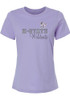 K-State Wildcats Rhinestone Short Sleeve T-Shirt - Lavender