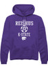 Laney Reishus Rally Mens Purple K-State Wildcats NIL Sport Icon Hooded Sweatshirt