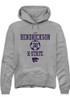 Lily Hendrickson Rally Mens Graphite K-State Wildcats NIL Sport Icon Hooded Sweatshirt