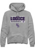 Kyan Lodice Rally Mens Graphite K-State Wildcats NIL Stacked Box Hooded Sweatshirt