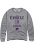 Loren Hinkle Rally Mens Graphite K-State Wildcats NIL Sport Icon Crew Sweatshirt