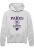 Mikayla Parks Rally Mens White K-State Wildcats NIL Sport Icon Hooded Sweatshirt