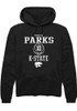 Mikayla Parks Rally Mens Black K-State Wildcats NIL Sport Icon Hooded Sweatshirt