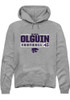 Mason Olguin Rally Mens Graphite K-State Wildcats NIL Stacked Box Hooded Sweatshirt