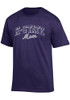 K-State Wildcats Purple Champion Mom Short Sleeve T-Shirt