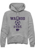 Reece Walrod Rally Mens Graphite K-State Wildcats NIL Sport Icon Hooded Sweatshirt