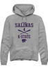 orlando salinas Rally Mens Graphite K-State Wildcats NIL Sport Icon Hooded Sweatshirt