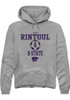 Rilyn Rintoul Rally Mens Graphite K-State Wildcats NIL Sport Icon Hooded Sweatshirt