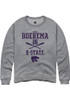 Owen Boerema Rally Mens Graphite K-State Wildcats NIL Sport Icon Crew Sweatshirt