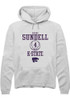 Serena Sundell Rally Mens White K-State Wildcats NIL Sport Icon Hooded Sweatshirt