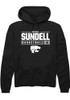 Serena Sundell Rally Mens Black K-State Wildcats NIL Stacked Box Hooded Sweatshirt