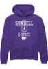 Serena Sundell Rally Mens Purple K-State Wildcats NIL Sport Icon Hooded Sweatshirt