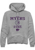 Shaylee Myers Rally Mens Graphite K-State Wildcats NIL Sport Icon Hooded Sweatshirt
