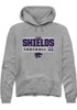 Sam Shields Rally Mens Graphite K-State Wildcats NIL Stacked Box Hooded Sweatshirt