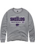 Sam Shields Rally Mens Graphite K-State Wildcats NIL Stacked Box Crew Sweatshirt