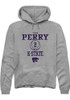 Tylor Perry Rally Mens Graphite K-State Wildcats NIL Sport Icon Hooded Sweatshirt