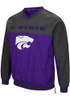 Mens K-State Wildcats Purple Colosseum Coach Klein Pullover Jackets
