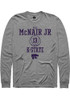 Will McNair Jr. Rally Mens Graphite K-State Wildcats NIL Sport Icon Tee