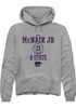 Will McNair Jr. Rally Mens Graphite K-State Wildcats NIL Sport Icon Hooded Sweatshirt