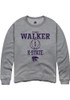 Zyanna Walker Rally Mens Graphite K-State Wildcats NIL Sport Icon Crew Sweatshirt