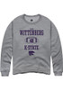 Zach Wittenberg Rally Mens Graphite K-State Wildcats NIL Sport Icon Crew Sweatshirt