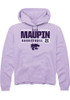Eliza Maupin Rally Mens Lavender K-State Wildcats NIL Stacked Box Hooded Sweatshirt