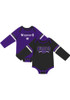 Baby K-State Wildcats Purple Colosseum Super One Piece Set