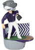 Purple K-State Wildcats Baseball Mascot Collectible Bobblehead