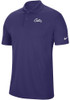 Mens K-State Wildcats Purple Nike Golf Cats Script Short Sleeve Polo Shirt