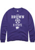 Jazmin Brown Rally Mens Purple K-State Wildcats NIL Sport Icon Crew Sweatshirt