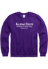 Mens Purple K-State Wildcats College Crew Sweatshirt