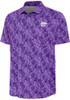 Mens K-State Wildcats Purple Antigua Tampa Short Sleeve Dress Shirt