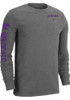 Mens K-State Wildcats Grey Nike Logo Tee