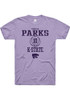 Mikayla Parks Lavender K-State Wildcats NIL Sport Icon Short Sleeve T Shirt