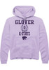 Ques Glover Rally Mens Lavender K-State Wildcats NIL Sport Icon Hooded Sweatshirt