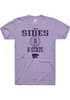 Taryn Sides Lavender K-State Wildcats NIL Sport Icon Short Sleeve T Shirt