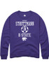 Morgan Struttmann Rally Mens Purple K-State Wildcats NIL Sport Icon Crew Sweatshirt