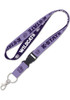 Purple  K-State Wildcats Lavender 1 inch Buckle Lanyard