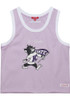 Womens K-State Wildcats Lavender Mitchell and Ness Cropped Basketball Jersey Fashion Basketball