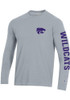 Mens K-State Wildcats Grey Champion Stadium Tee