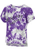 Toddler Girls K-State Wildcats Purple Colosseum Dip Tie Dye Short Sleeve T-Shirt