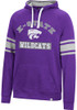 Mens K-State Wildcats Purple Colosseum Your Opinion Man Hooded Sweatshirt