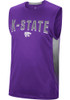 Mens K-State Wildcats Purple Colosseum Hollywood Short Sleeve Tank Top