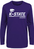 Youth Purple K-State Wildcats Engaged Long Sleeve T-Shirt